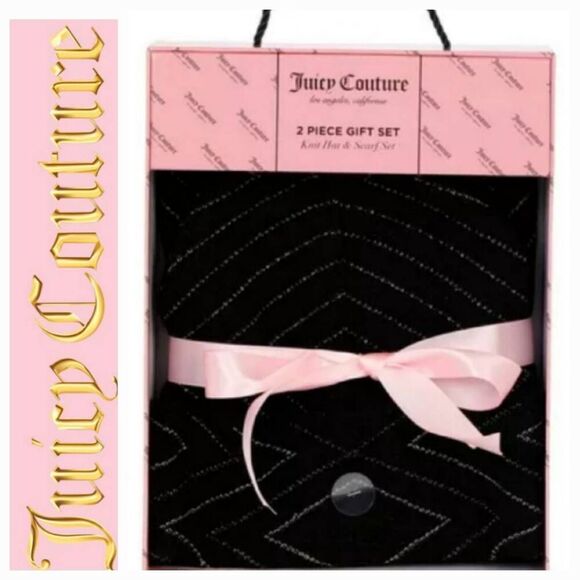 Juicy Couture 2-Piece Knit Hat & Scarf Set main image 5